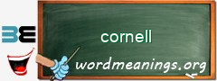 WordMeaning blackboard for cornell